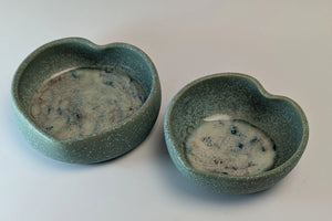 075 - 49 Heart Shaped Bowls - Elizabeth's Clay Vision - Painted Door on Main