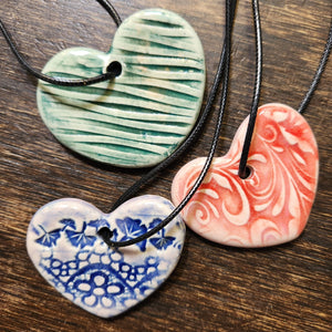 075 - 50 Clay Pendants - Elizabeth's Clay Vision - Painted Door on Main