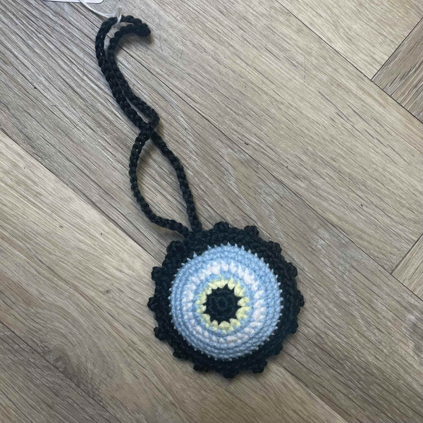096 - 07 Car Mirror Charms - Willing Hands Crochet - Painted Door on Main
