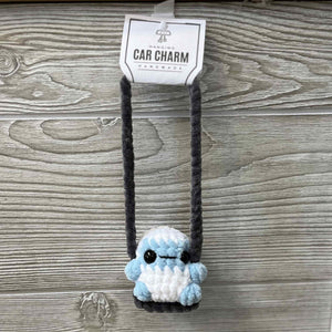 096 - 07 Car Mirror Charms - Willing Hands Crochet - Painted Door on Main