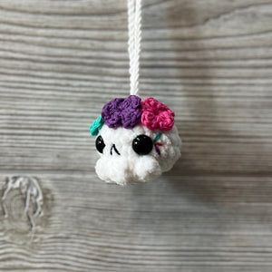 096 - 07 Car Mirror Charms - Willing Hands Crochet - Painted Door on Main