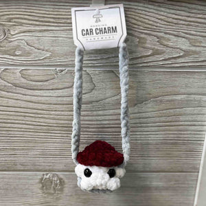 096 - 07 Car Mirror Charms - Willing Hands Crochet - Painted Door on Main