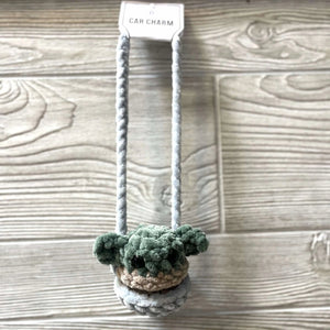 096 - 07 Car Mirror Charms - Willing Hands Crochet - Painted Door on Main