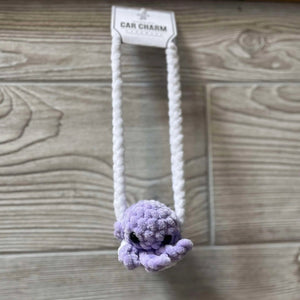 096 - 07 Car Mirror Charms - Willing Hands Crochet - Painted Door on Main