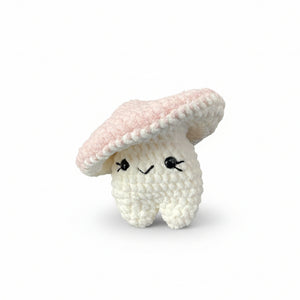 096 - 10 Pop Up Mushrooms - Willing Hands Crochet - Painted Door on Main