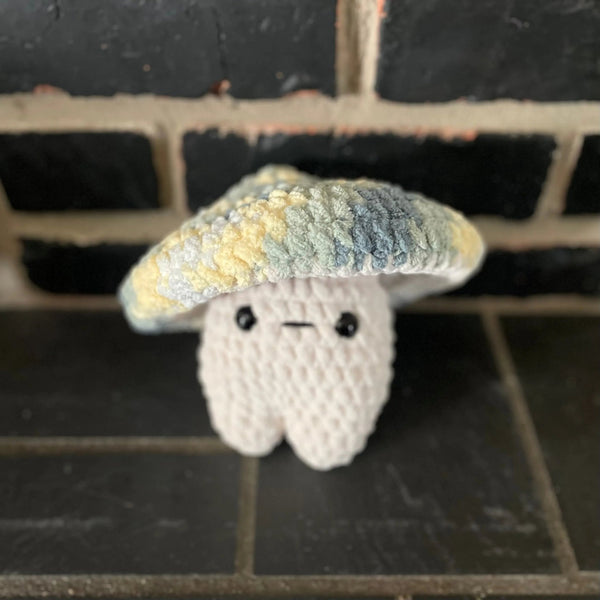 096 - 10 Pop Up Mushrooms - Willing Hands Crochet - Painted Door on Main