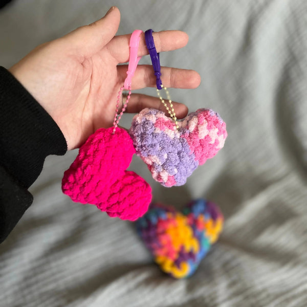 096 - 15 Cutie Keychains - Willing Hands Crochet - Painted Door on Main