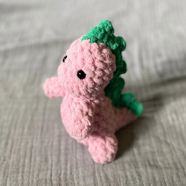 096 - 23 Plushy Dinos - Willing Hands Crochet - Painted Door on Main