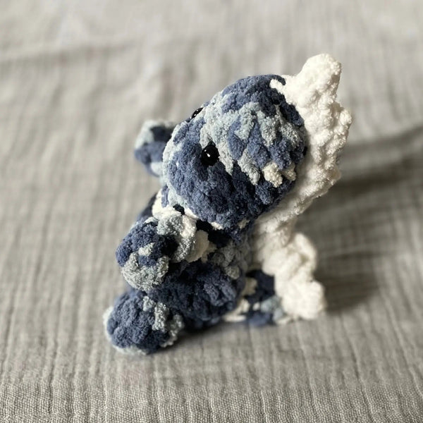 096 - 23 Plushy Dinos - Willing Hands Crochet - Painted Door on Main