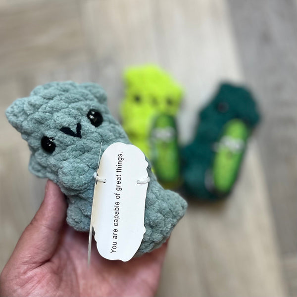 096 - 24 Emotional Support Animals - Willing Hands Crochet - Painted Door on Main