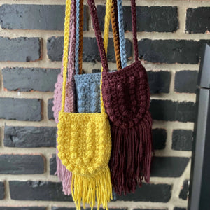 096 - 40 Toddler Purses - Willing Hands Crochet - Painted Door on Main