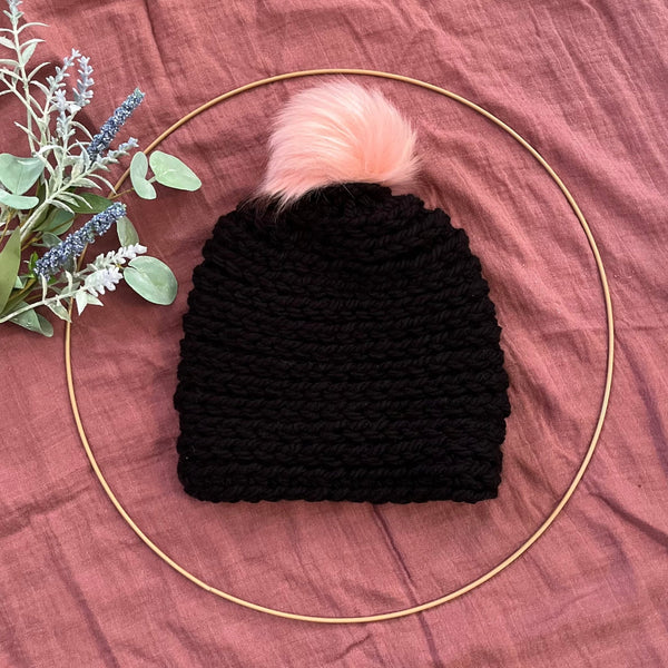 096 - 44 Youth Beanies - Willing Hands Crochet - Painted Door on Main