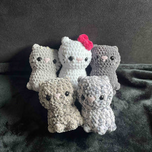 096 - 48 Kittens - Willing Hands Crochet - Painted Door on Main