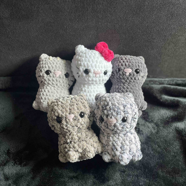 096 - 48 Kittens - Willing Hands Crochet - Painted Door on Main