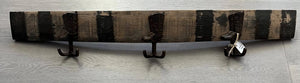 102 - 15 Wine Stave Coat Rack - Uniquely Greek by Barb - Painted Door on Main