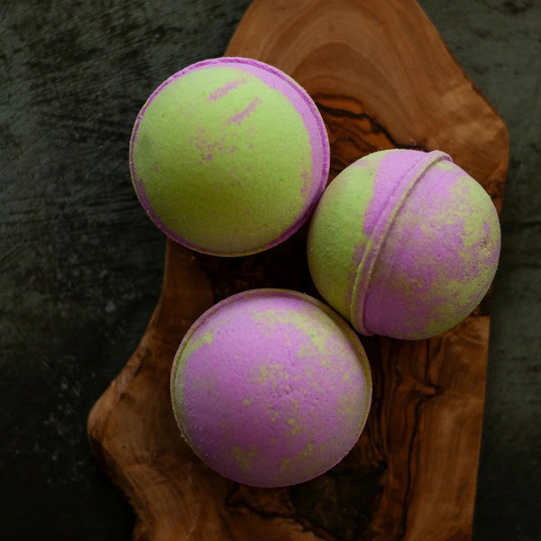 106 - 03 Luxury Oat Bath Bombs - Oatmel Bath & Body - Painted Door on Main