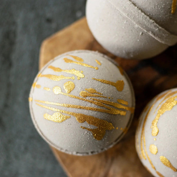 106 - 03 Luxury Oat Bath Bombs - Oatmel Bath & Body - Painted Door on Main