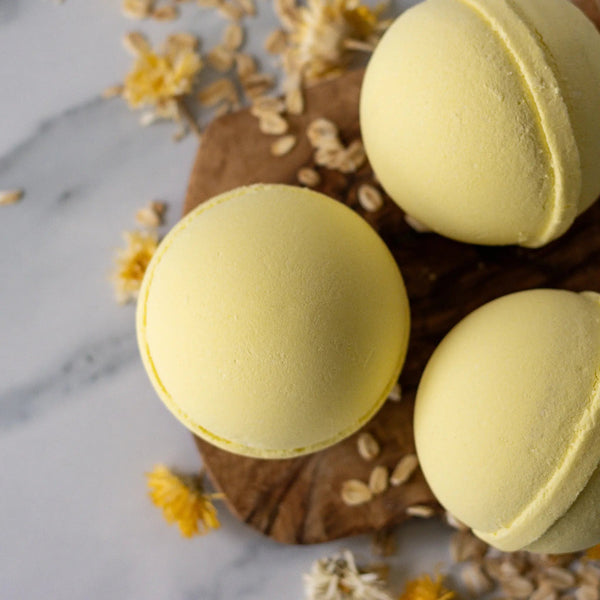 106 - 03 Luxury Oat Bath Bombs - Oatmel Bath & Body - Painted Door on Main