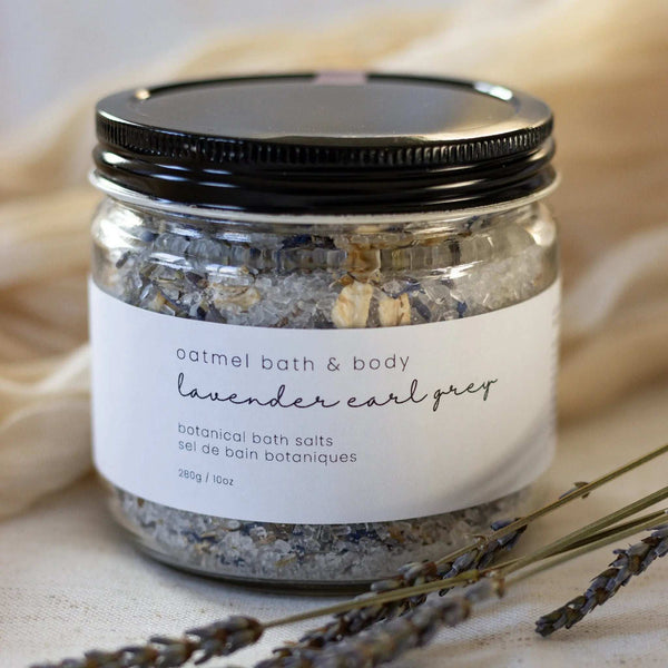 106 - 10 Botanical Bath Salts - Oatmel Bath & Body - Painted Door on Main