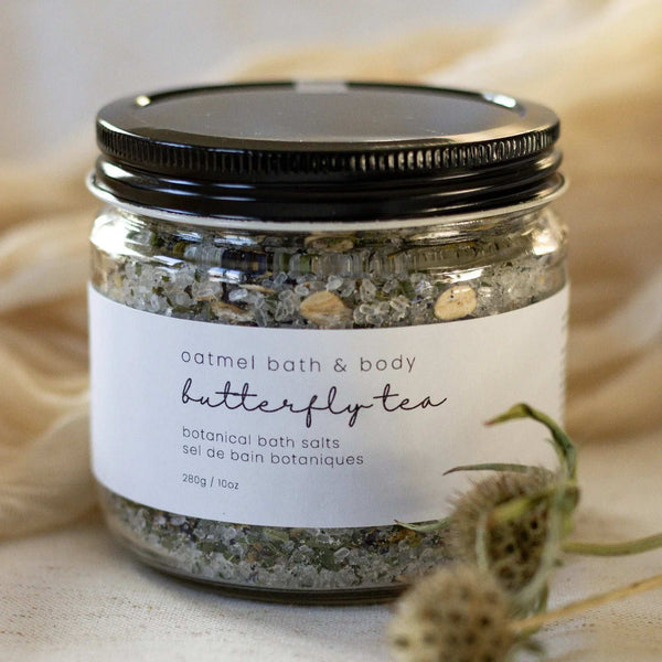 106 - 10 Botanical Bath Salts - Oatmel Bath & Body - Painted Door on Main
