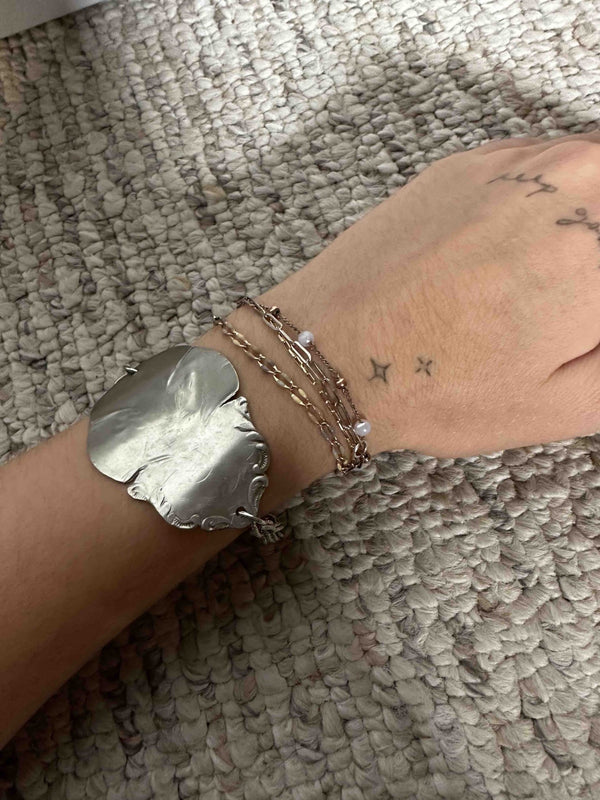109 - 07 Upcycled Cutlery Bracelets - The Spoon Girl - Painted Door on Main