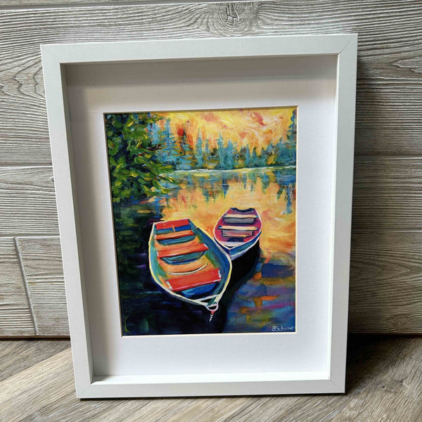 111 - 07 'Just Waiting' Framed Print - Betty Schriver Art - Painted Door on Main