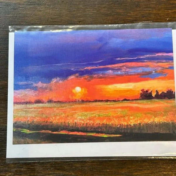 111 - 10 Art Greeting Cards - Betty Schriver Art - Painted Door on Main