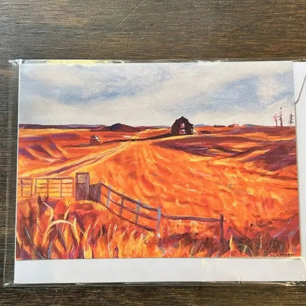 111 - 10 Art Greeting Cards - Betty Schriver Art - Painted Door on Main