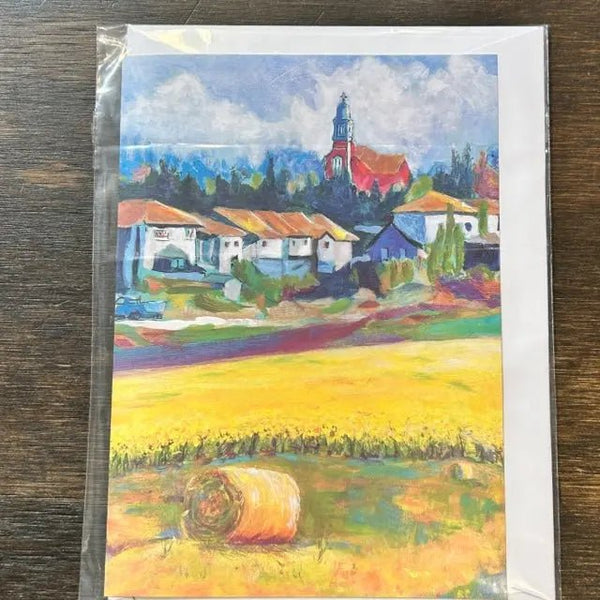 111 - 10 Art Greeting Cards - Betty Schriver Art - Painted Door on Main