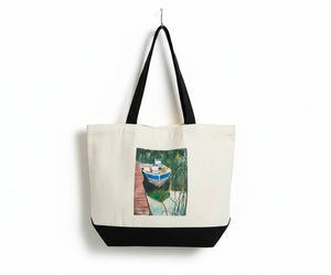 Art Tote Bags - Betty Schriver Art - Painted Door on Main
