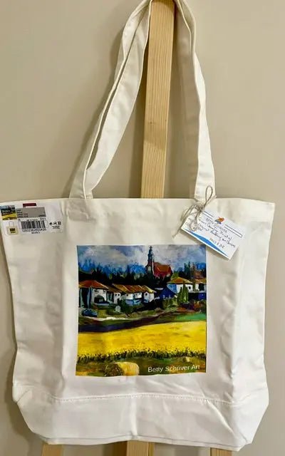 111 - 11 Art Tote Bags - Betty Schriver Art - Painted Door on Main
