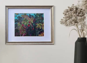 111 - 20 'Rose Hips' Original Art - Betty Schriver Art - Painted Door on Main