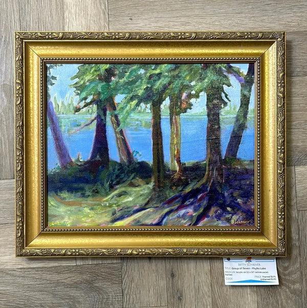 111 - 28 'Group of Seven' Original Art - Betty Schriver Art - Painted Door on Main