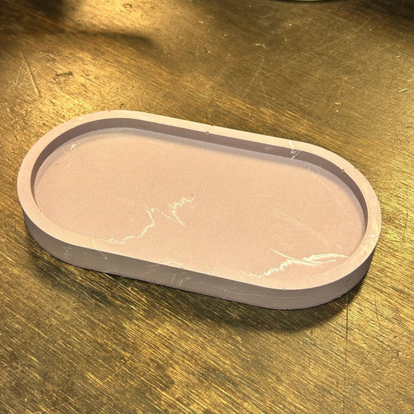 113 - 10 Oval Trays - Flickering Aromas - Painted Door on Main