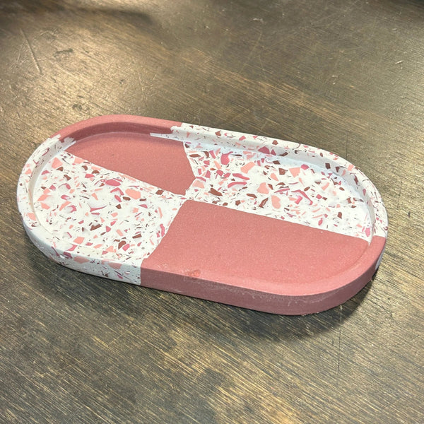 113 - 10 Oval Trays - Flickering Aromas - Painted Door on Main