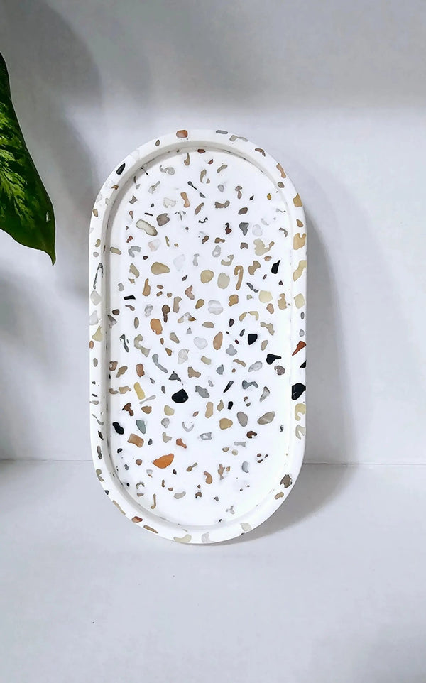 113 - 10 Oval Trays - Flickering Aromas - Painted Door on Main