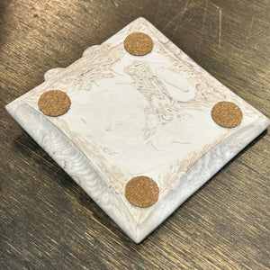 113 - 16 Marble Bow Trays - Flickering Aromas - Painted Door on Main