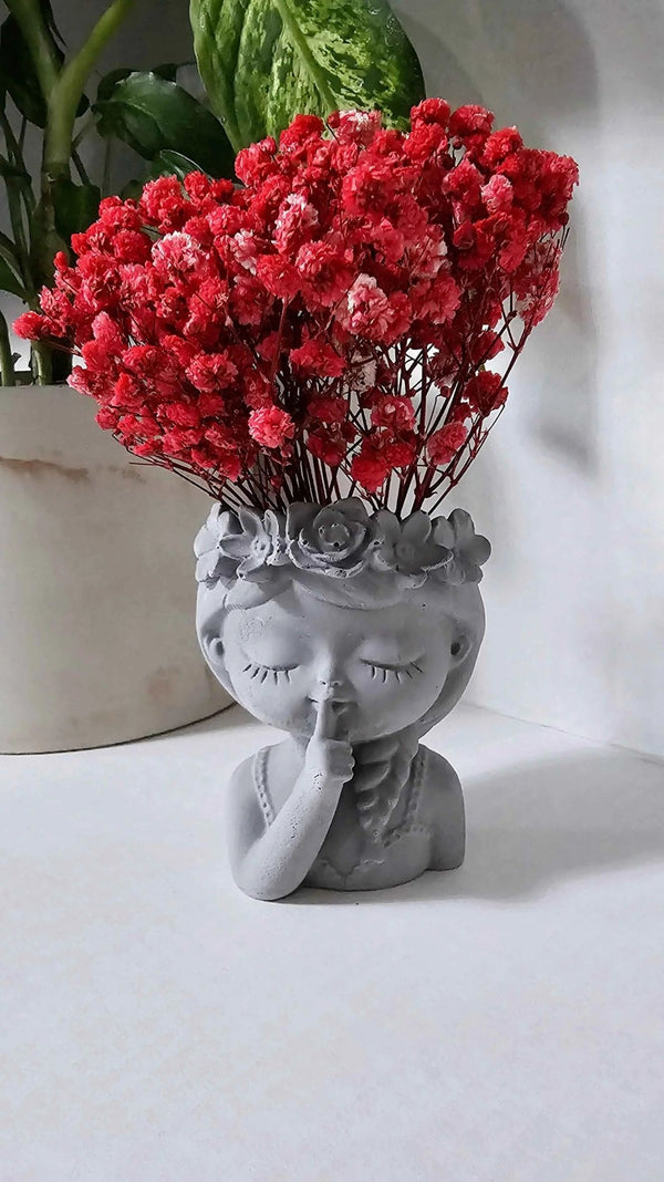 113 - 19 Secret Keeper Vase - Flickering Aromas - Painted Door on Main