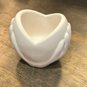 113 - 53 Heart In Hands Vase - Flickering Aromas - Painted Door on Main