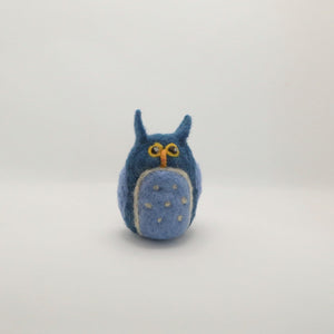 116 - 02 Felted Owls - Elaine Grandon Fibre Arts - Painted Door on Main
