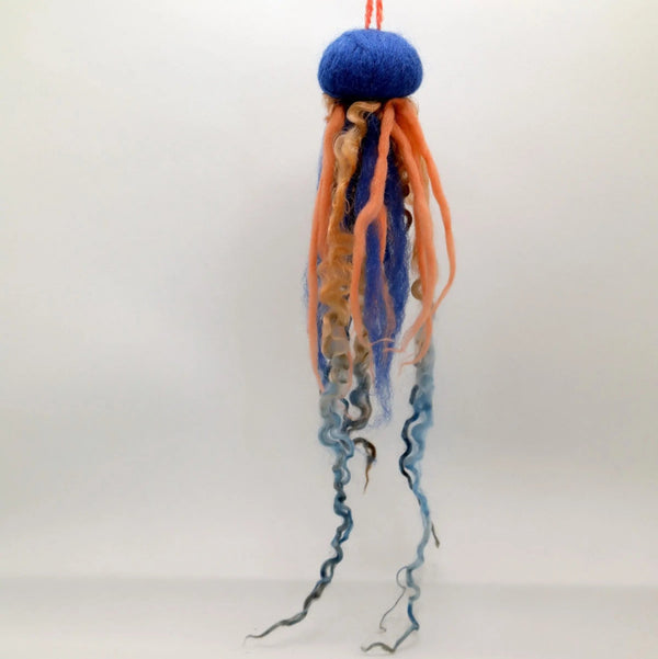 116 - 04 Felted Jellyfish - Elaine Grandon Fibre Arts - Painted Door on Main