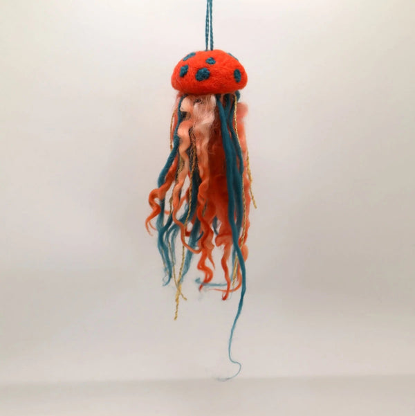 116 - 04 Felted Jellyfish - Elaine Grandon Fibre Arts - Painted Door on Main