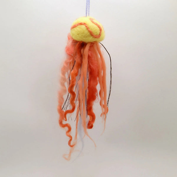 116 - 04 Felted Jellyfish - Elaine Grandon Fibre Arts - Painted Door on Main