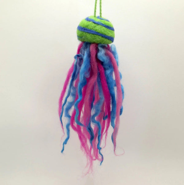 116 - 04 Felted Jellyfish - Elaine Grandon Fibre Arts - Painted Door on Main