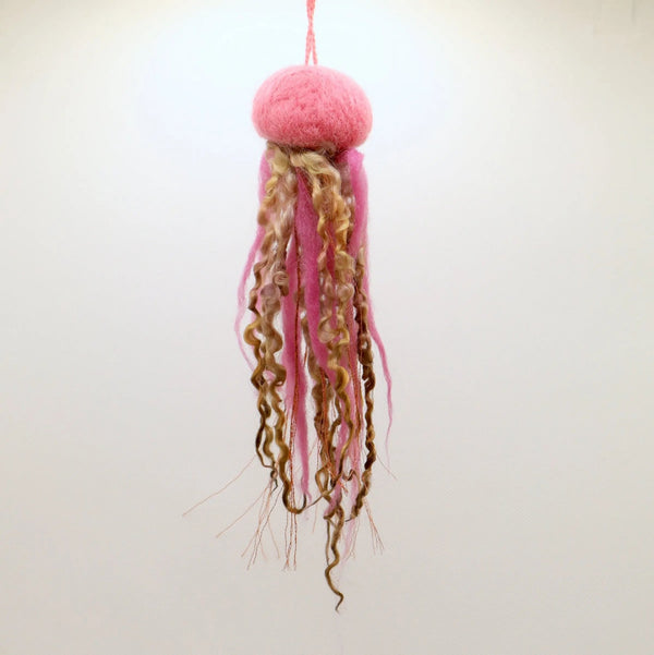 116 - 04 Felted Jellyfish - Elaine Grandon Fibre Arts - Painted Door on Main