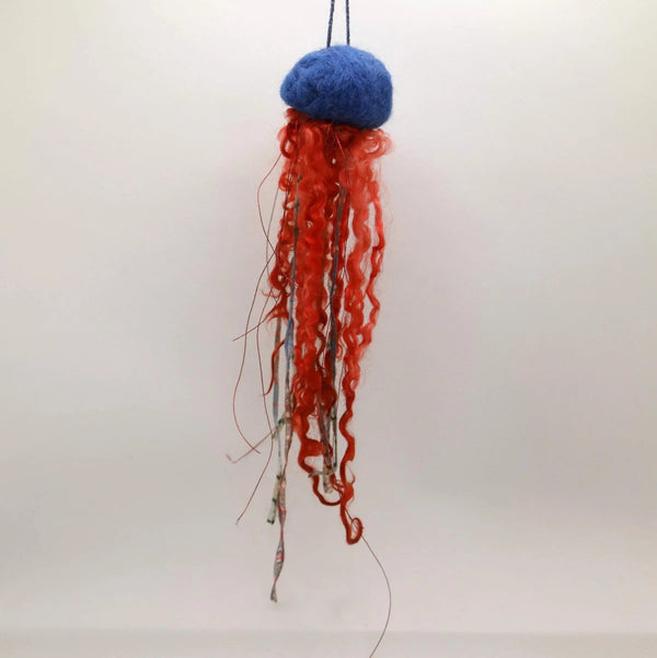 116 - 04 Felted Jellyfish - Elaine Grandon Fibre Arts - Painted Door on Main