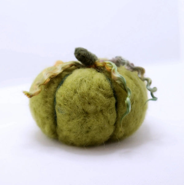 116 - 12 Felted Pumpkins - Elaine Grandon Fibre Arts - Painted Door on Main