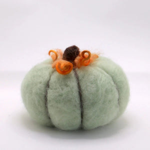 116 - 12 Felted Pumpkins - Elaine Grandon Fibre Arts - Painted Door on Main