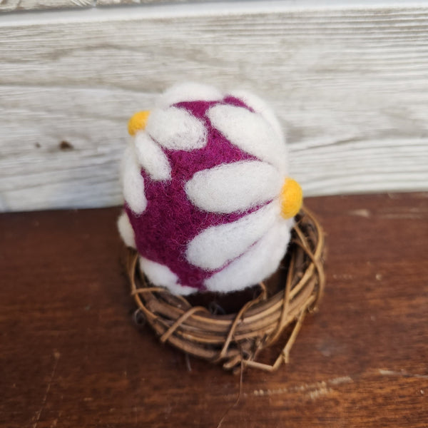 116 - 23 Felted Eggs - Elaine Grandon Fibre Arts - Painted Door on Main