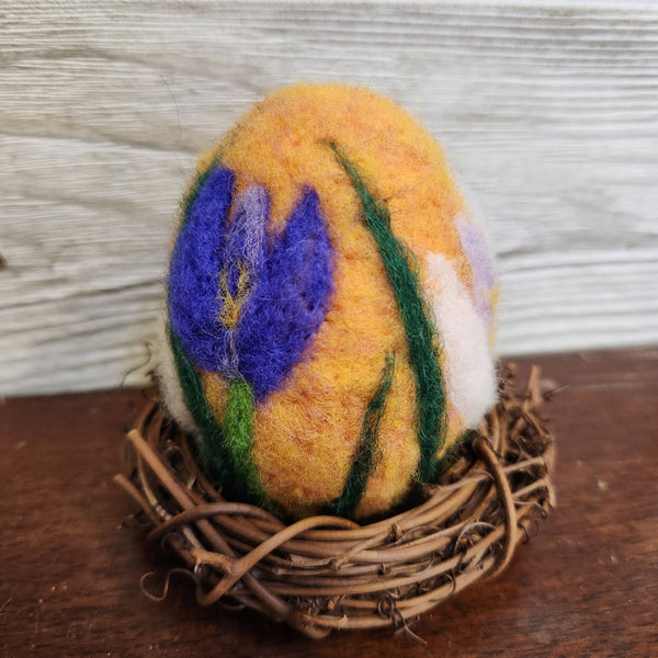 116 - 23 Felted Eggs - Elaine Grandon Fibre Arts - Painted Door on Main